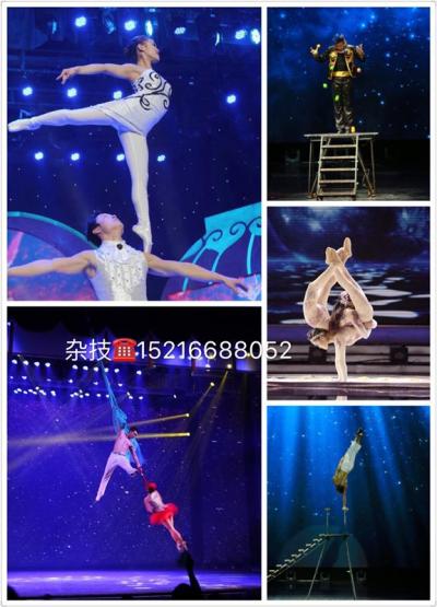 北京肩上芭蕾，綢吊威亞表演